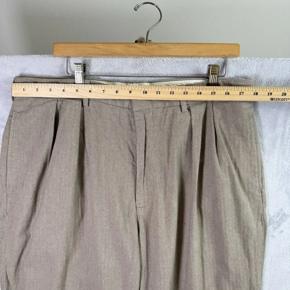 Vintage Polo Ralph Lauren Men's Chino Pants Size‎ 38/30 Tan Dress Pants Cotton